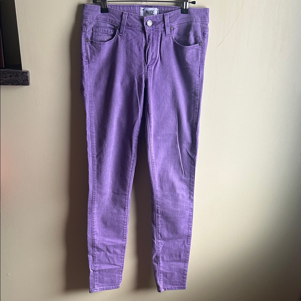 PAIGE Verdugo Ultra skinny Lilac Jeans